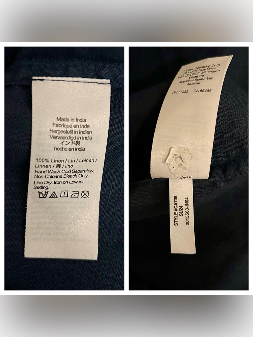 J. Crew bungalow maxi popover in dip-dyed linen. Size XXL. - Picture 14 of 16